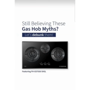 FUJIOH FH-GS7030 SVGL / FH-GS7030 SVSS GAS HOB WITH 1 DOUBLE INNER FLAME BURNER * 1 YEAR WARRANTY