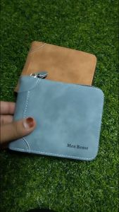 MENBENSE Man Wallet Short Wallet Zip Wallet Casual Zipper Wallets Card Holder Purse Coin Personalized Wallet Men #D5503