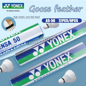 YONEX BADMINTON AEROSENSA 50 High Quality GOOSE DOWN Shuttlecock For Tournament 12PCS/6PCS 1TUBE