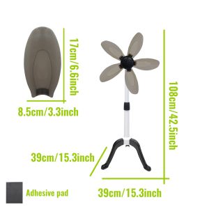 SYCAT 5 Blades Stand Fan: Home Cooling Solution