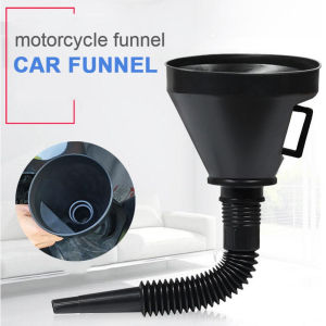 Plastic Funnel with Flexible Extension Nozzle for Cars and Motorcycles