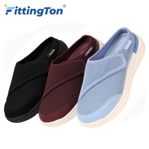FitVille Womens Slippers Wide Width Recovery Orthopedic Fleece Lining Clogs pedic Fleece Lining Shoes with Arch Support