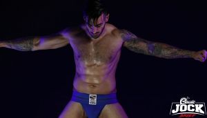 AUSSIEBUM CLASSIC JOCK BLUE BRIEF UNDERWEAR