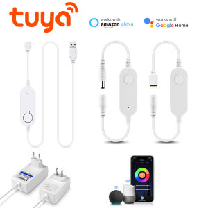 Tuya Smart Switch LED Strip LED ControllerDimmable RGB LED DimmerDC/4PIN Cob Neon Tape Wifi Controller Switch12V Power Supply
