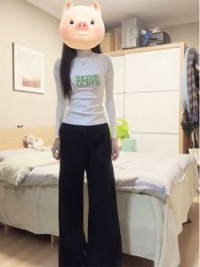 Áo Thun Cotton Dài Tay Màu Trắng Cho Nữ Mùa Thu Đông Phong Cách Mới Thiết Kế Lót Lông Cừu Cổ Tròn Dáng Rộng Thường Ngày