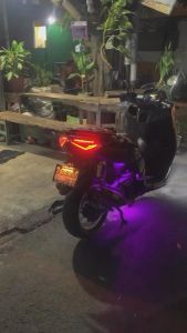 Paket Lampu Kolong Super Lengkap + Modul Relay Kedip Saklar On Off 12Volt Blitz Kedip Universal Semua Motor