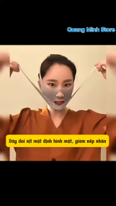 Dây đai nịt mặt định hình mặt vline mặt lệch giảm nọng còng giảm nếp nhăn mặt nạ đeo thon gọn mặt cho nam và nữ N2F
