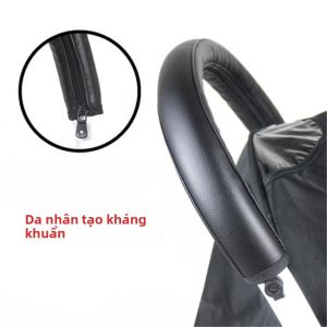 1PC PU Tay Cầm Bọc Xe Đẩy Trẻ Em Tay Vịn Bảo Vệ Vải Phụ Kiện Cho Dây Đeo Túi
