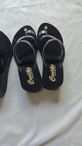 Cantika Sandal Wedges 6 Cm Jepit Palang Jempol Wanita Kekinian