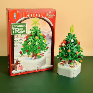Tôi Biết Tương thích với LEGO cây thông giáng sinh đồ chơi lắp ráp khối xây dựng cho Giáng sinh tặng quà cho các trang trí mặt bàn