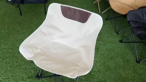 Outdoor Folding Chair Portable Camping Chair Backrest Fishing Beach Chair Multi-functional Picnic Chair With Storage Camping Equipment