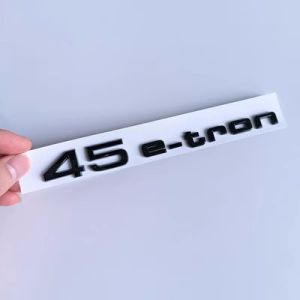 Black Audi Q4 New Energy Car Logo Modification All-Drive Style Q2L 50E-Tron Rear Label Car Decoration Accessories