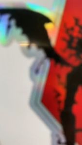 Stiker Hologram Anime Overlord Ukuran 8 cm