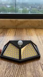 Outdoor Solar Lamp 100 LED Wall Lights PIR Motion Sensor Solar Powered Sunlight Street Light Garden Decoration