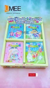 24Pcs Party Gift Quiet Book Crayon Shin-Chan Pad For Party Gift-Loot bag Filler