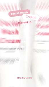moreskin facial wash cream - sabun wajah segala jenis kulit - sabun cuci muka