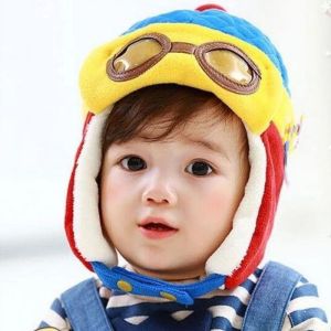 CAE - Topi Pilot Anak 1-4 tahun Pororo Bucket Beanie Hat Import