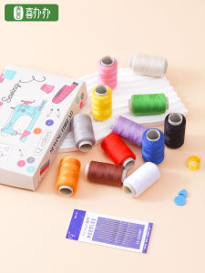 คุณภาพสูงใช้ในบ้านด้ายเย็บผ้าขนาดเล็กม้วนด้ายเย็บผ้ามือสําหรับซ่อมเสื้อผ้าและงานฝีมือ Diy ด้ายเย็บสีหลายสี
