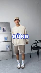 Áo sweater nam nữ đôi mùa thu đông nỉ bông dày Local Brand Chính Hãng City Cycle Áo Sweater Raglan Embossed