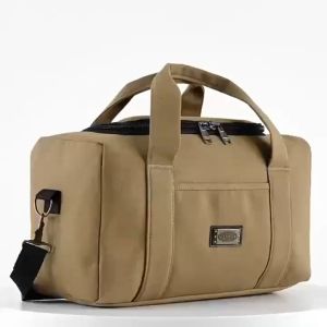 ABC BAGS#2833 Trendy canvas travel duffle bag large-capacity luggage bag suitable for-distance travelor as gym bag.