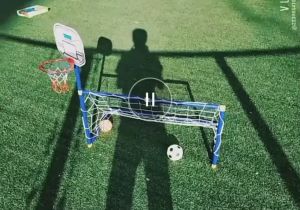 Kinchobabyshop - SPORT SET ของเล่นแบบ 2 in 1 โกล #ฟุตบอล พลาสติก #ของเล่น #toy