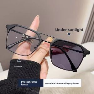 JIFANPAUL | Photochromic Near-sighted Glasses Anti-blue Light Eye Protection Sun Blocking Sunglasses