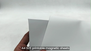 FMP Quaff Printable A4 Magnetic Art Sheets - Matte/Glossy Finish Non-Adhesive 0.3mm Thickness