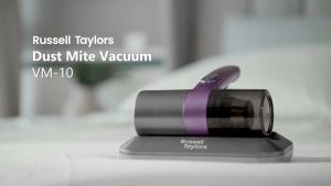 Russell Taylors ครื่องดูดไรฝุ่น การออกแบบถ้วยคู่ Dust Mites Vacuum Cleaner VM25
