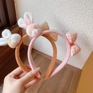 Bờm Tóc Băng Đô Cài Tóc Nơ Thỏ Dễ Thương Cho Bé