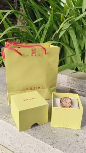 Julius นาฬิกาข้อมือผู้หญิง JA-718 หน้าปัดเหลี่ยมมน สายสแตนเลสสตีล แบรนด์เกาหลี แฟชั่นฮิตของแท้ ✨สินค้าประกันศูนย์ไทย ✨