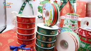 2.5x230cm Pita Hampers Natal Pita Merry Christmas Pita Dekorasi Kue Ulang Tahun Pita Christmas Satin Pita Hias