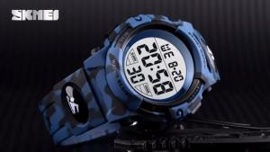 50 Mi Waterproof Childrens Electronic Watch Boy Child Trendy Sports Primary School Student Camouflage Special Forces Drop-Resistant Luminous