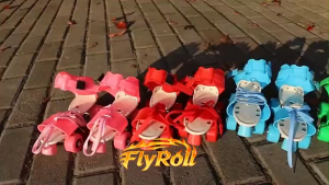 Double Row Roller Skates - Adjustable Sizes Beginner Roller Skates for Youth & Adults
