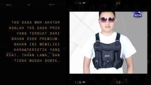 Tas dada pria /chest bag/tas dada security/tas dada pelindung angin/tas dada pria/tas rompi dada pria