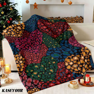 Beast Kingdom | Colorful love flowers Winter Summer Flannel Blanket Throw Fleece Soft Fuzzy Plush Cozy Fleece Blankets for Sofa Ideal Gifts