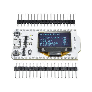 GAQQEE | ESP32 Bluetooth WiFi Development Board 3.3V-7V 0.96-inch OLED WiFi Development Module 600 DMIPS Processing Power CP2102