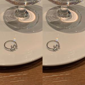 Nhẫn Hở Ngón Trỏ Thời Trang Cho Nữ Có Thể Điều Chỉnh Hình Củ Cải Xoài Kim Cương Thiết Kế Độc Đáo Trang Sức Hợp Kim Ngọt Ngào