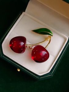 Nicedays🍒Bros Ceri Mode/Bros Ceri Manis Sederhana/Bahan Paduan Untuk Aksesoris Jas COD