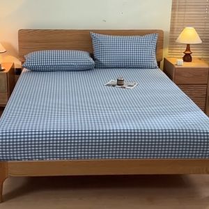 THN ผ้าปูกันน้ำ ผ้าปูที่นอนกันน้ำ กันไรฝุ่น กันฉี่เด็ก กันคราบประจำเดือน 3.5/ 5/ 6 ฟุต ผ้าปูที่นอนกันน้ำ กันฝุ่น รัดมุม 360 ํ สูง12นิ้วCOD