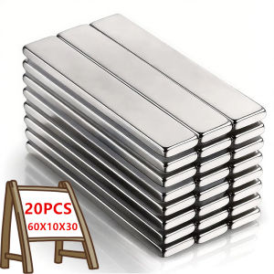 60x10x3 Super Powerful Rectangular Magnets Mini Magnet Strong Magnetic can replace hooks for Office Kitchen Photo Message Garage