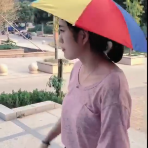 หมวกร่มหัว ป้องกันรังสียูวีง่ายต่อการสวมใส่ 100% กันฝน หมวกตกปลา ครีมกันแดด ร่มกันแดด G3267