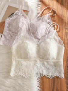 French Lace Preventing See-Through Camisole