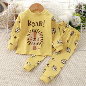 Miantuteng | Infant Toddler Pure Cotton Underwear Set Long Sleeve Pajamas