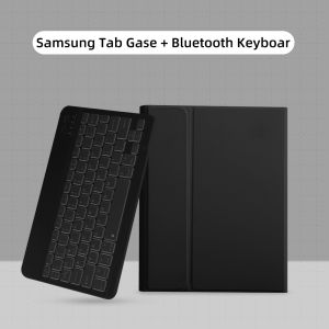 DANYCASE Keyboard Case for Samsung Galaxy Tab S10 FE S10 Lite S9 FE 10.9inch S11 S7 S8 S9 11inch A11+ A9 Plus S6 Lite 10.4inch S10 Plus S9 Plus FE+ S8 Plus S7 Plus S7 FE 12.4inch A8 Bluetooth-connect Keyboard Tablet Cover With Pencil Holder