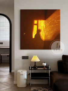 Living Room Decorative Hand-Painted Oil Canvas Artwork Portrait Simple Modern Entrance Wall Art Sofa Mid-Century Style Wall Mural