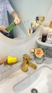 Hàng chính hãng ecocoGiá đỡ gắn góc tường tiện dụng cho phòng tắm/nhà bếp