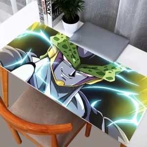 Bandai | DBZ Dragon Ball Cell Large E-sports Mouse Pad Smooth Flexible Rubber Gamer PC Computer Keyboard for CSGO Kawaii Mosuepad