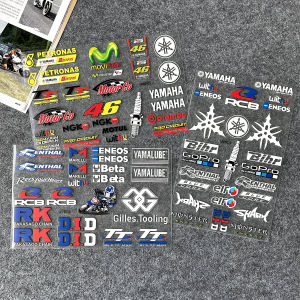 YAMAHA Motorcycle 3D UV Material Stickers 46 NGK Beat MOVISTAR Body Modification Decorative Sticker Accessories for Yamaha NAMX XMAX MIO SPORTY NVX MT-03 R15 FZ1 135LC Y15ZR YZF R15 R3