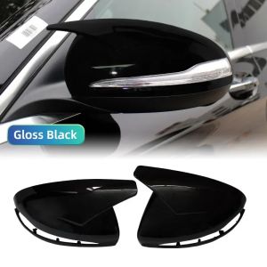 Car Rearview Side Mirror Decorate Cover Trim Black Exterior Accessorie For Mercedes-Benz E GLC S C Class W205 W213 X253 W222
