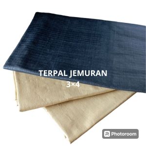 Terpal Hamparan jemuran padi gabah kopi ukuran 4×6